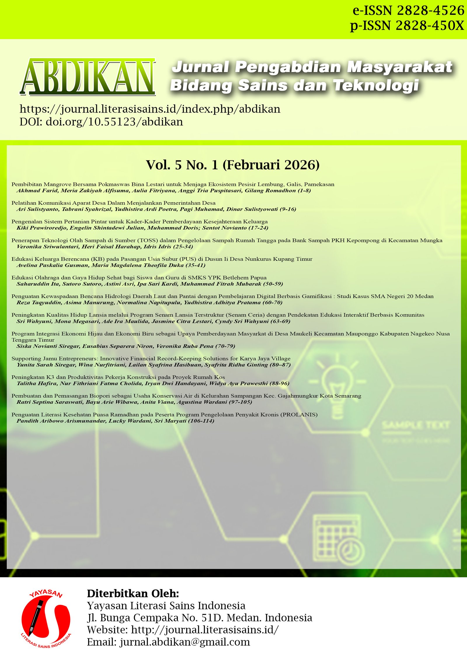					View Vol. 5 No. 1 (2026): Februari 2026
				